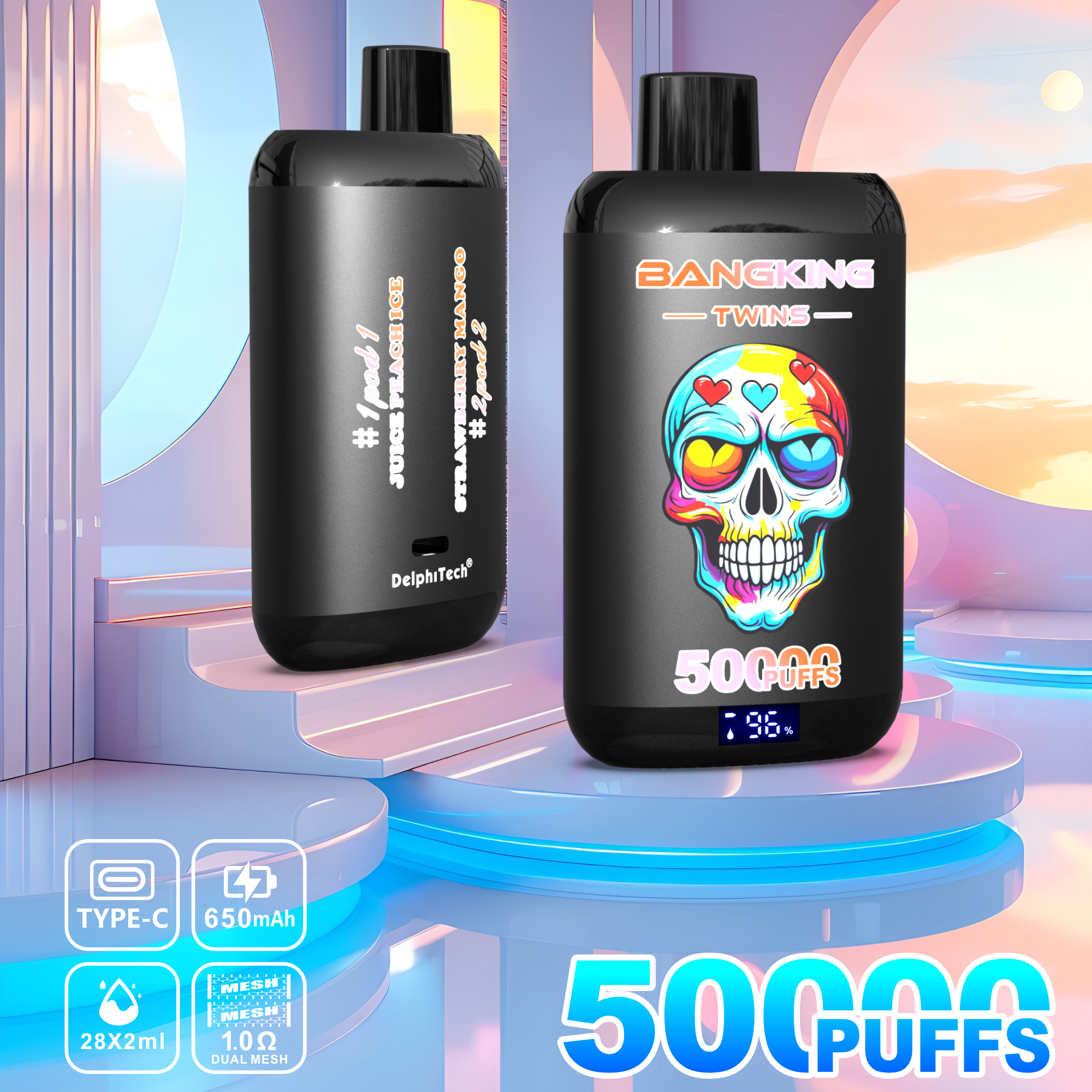 Bang King Twins 50K Puffs Disposable Vaper puff bar – EU Warehouse - Image 4