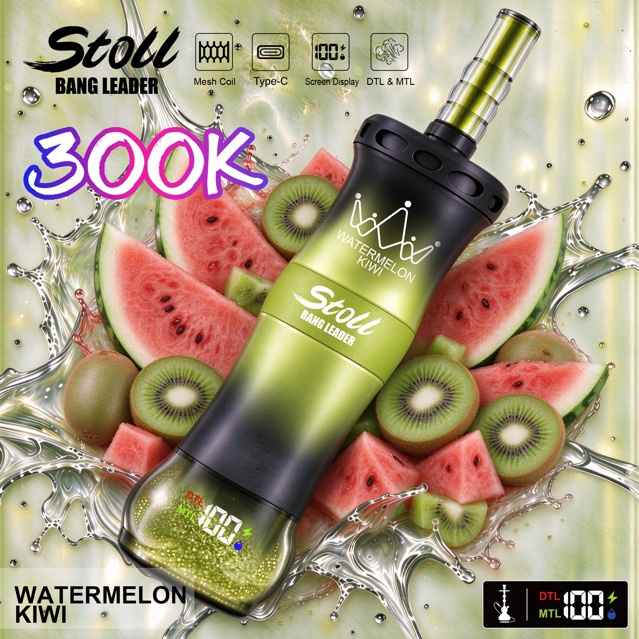 Bangleader Stoll 300K Puffs DTL & MTL Disposable Vape - Image 5