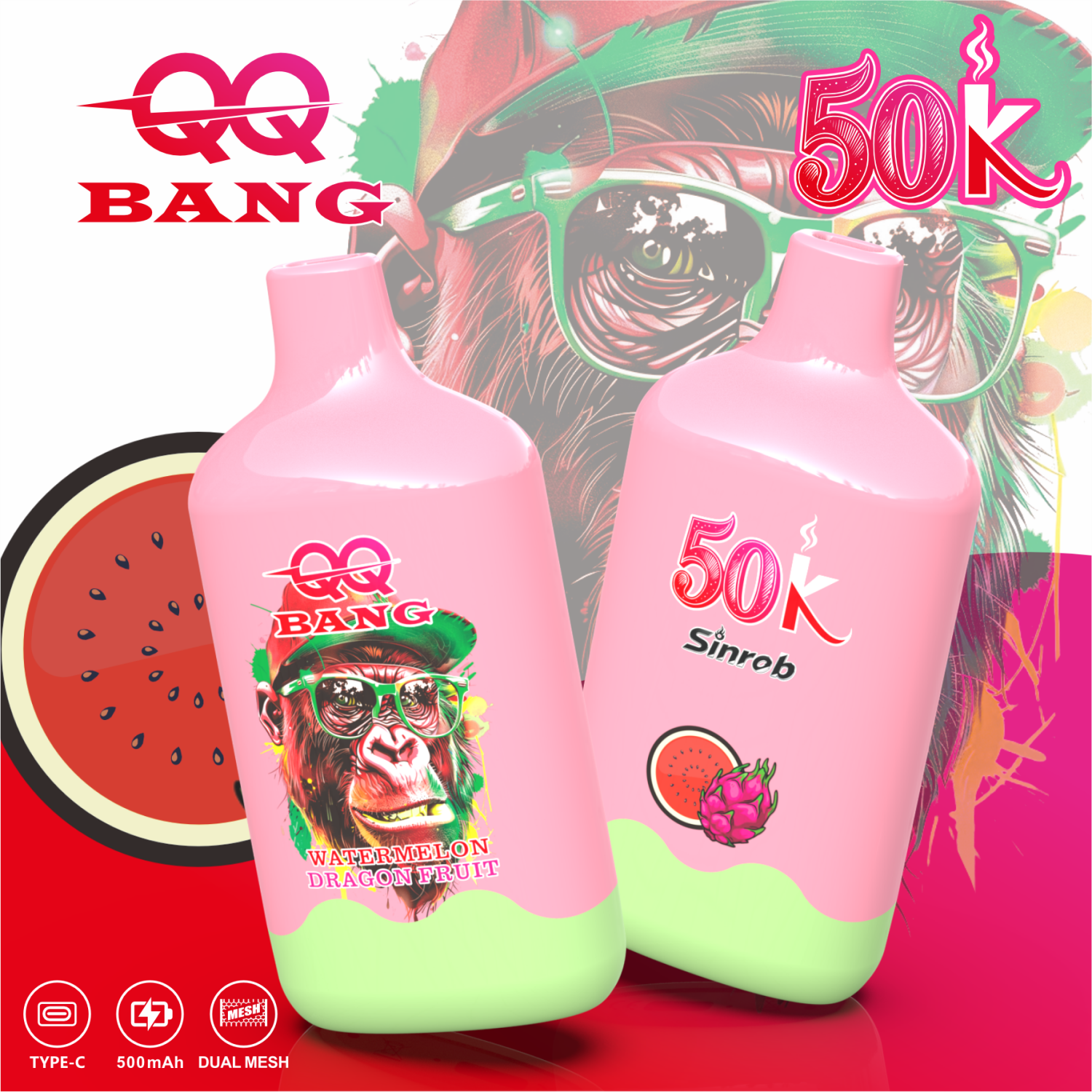 QQbang EU Warehouse Vaper 50K Puff Disposable E cigarette Puff - Image 7