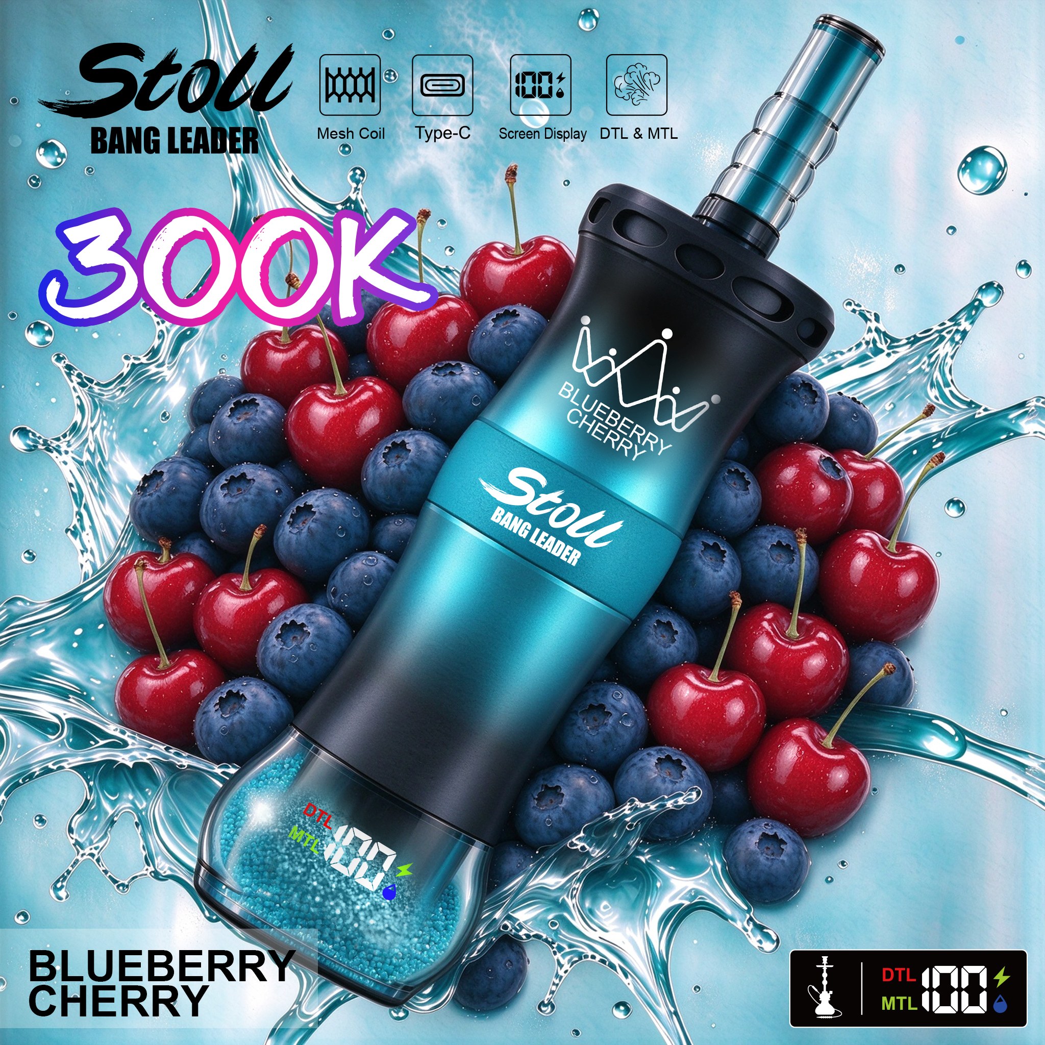 Bangleader Stoll 300K Puffs DTL & MTL Disposable Vape - Image 7