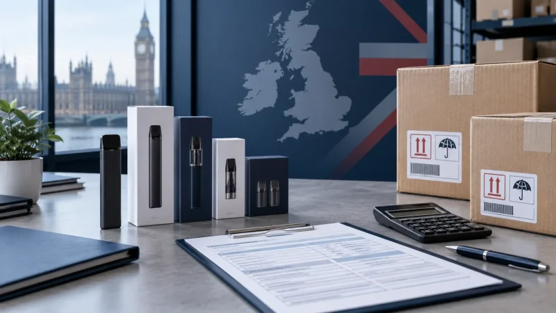 UK Vaping Products Duty Is Now in Effect: Importer and Wholesaler Checklist